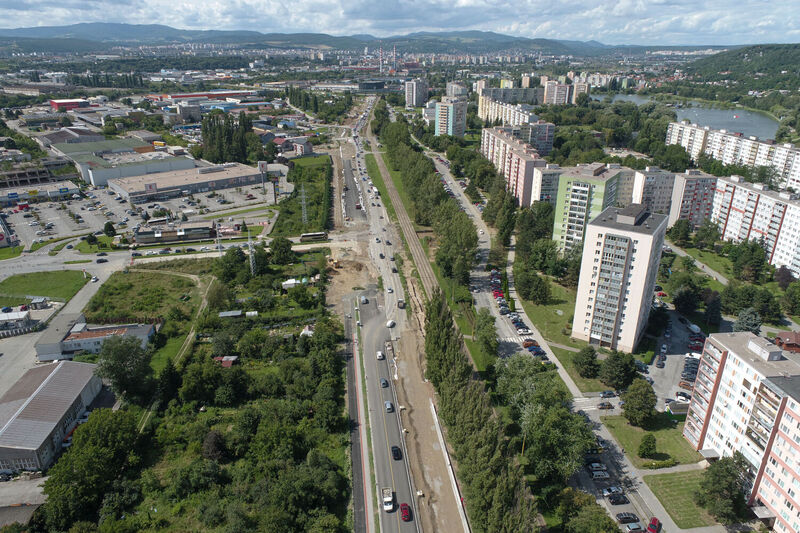 Rekonštrukcia a modernizácia cesty II/552 – Slanecká cesta, Košice