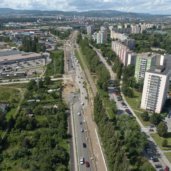 Rekonštrukcia a modernizácia cesty II/552 – Slanecká cesta, Košice